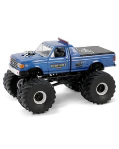 1987 Ford F-250 Monster Truck Blue Metallic "Bigfoot #6" "Kings of Crunch" Series 15 1/64 Diecast Model Car by Greenlight