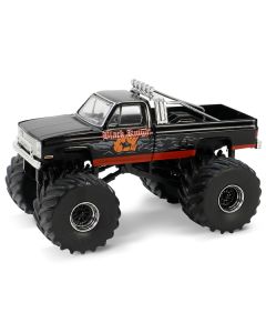 1987 Chevrolet Silverado Monster Truck Black "Black Knight" "Kings of Crunch" Series 15 1/64 Diecast Model Car by Greenlight