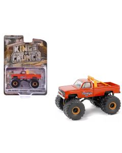 1986 Chevrolet Silverado Monster Truck Orange "Buffalo Tremor II" "Kings of Crunch" Series 15 1/64 Diecast Model Car by Greenlight