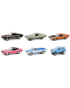 Barrett Jackson "Scottsdale Edition" Set of 6 Cars Series 14 1/64 Diecast Model Cars by Greenlight