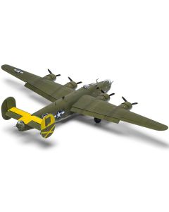 Level 3 Model Kit Consolidated B-24H Liberator Bomber Aircraft with 2 Scheme Options 1/72 Plastic Model Kit by Airfix