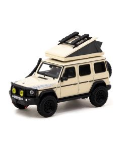 Mercedes-AMG G 63 with Camping Tent Beige "Road64" Series 1/64 Diecast Model Car by Tarmac Works