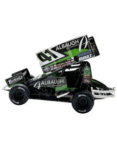 Winged Sprint Car #41 Carson Macedo "Albaugh" Jason Johnson Racing "World of Outlaws" (2024) 1/18 Diecast Model Car by ACME