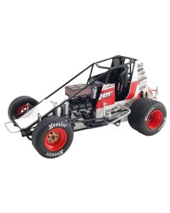 Winged Sprint Car #5W Lucas Wolfe "Old Milwaukee" Allebach Racing "World of Outlaws" (2024) 1/18 Diecast Model Car by ACME