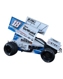 Winged Sprint Car #18T Tanner Holmes "Shane Dewald Trucking - The Boss" Tanner Holmes Racing "World of Outlaws" (2024) 1/18 Diecast Model Car by ACME