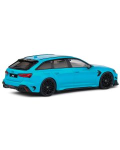 2022 Audi ABT RS 6-R Miami Blue 1/43 Diecast Model Car by Solido