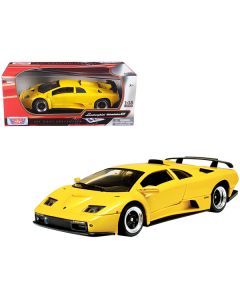 Lamborghini Diablo GT Yellow 1/18 Diecast Model Car by Motormax