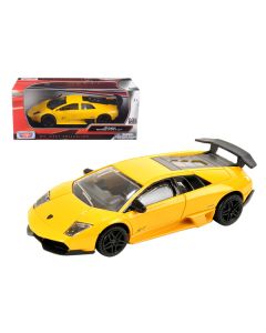 Lamborghini Murcielago LP 670 4 SV Yellow 1/24 Diecast Model Car by Motormax