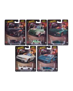 "Boulevard 96-100" 5 piece Set "Premium" 2024 Series Diecast Model Cars by Hot Wheels