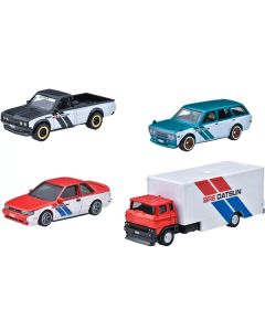 "BRE" Set of 4 pieces Series Hot Wheels "Premium" 2024 Series U Diecast Model Cars by Hot Wheels