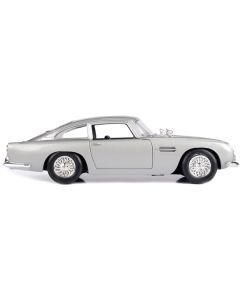 Aston Martin DB5 RHD (Right Hand Drive) Silver Metallic James Bond 007 "Goldfinger" (1964) Movie "James Bond Collection" Series 1/24 Diecast Model Car by Motormax