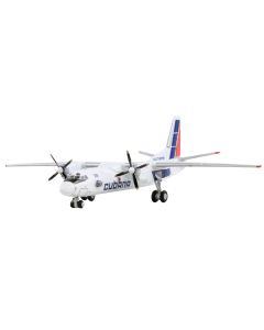 Antonov An-26 Commercial Aircraft "Cubana de Aviacion" White with Red and Blue Tail 1/400 Diecast Model Airplane by GeminiJets