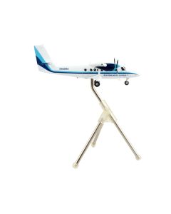 De Havilland DHC-6-200 Commercial Aircraft "Eastern Air Lines - Metro Express" White with Blue Stripes "Gemini 200" Series 1/200 Diecast Model Airplane by GeminiJets