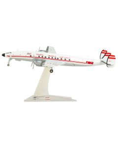 Lockheed L-1649A Jetstream Commercial Aircraft "TWA (Trans World Airlines)" (N8083H) White with Red Stripes 1/200 Diecast Model Airplane by Herpa