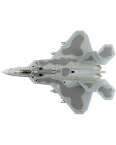 Lockheed F-22 Raptor Stealth Aircraft "Spirit of America" United States Air Force "Air Power Series" 1/72 Diecast Model by Hobby Master