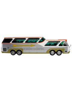 Sultana TM 44-18 SP Panoramico Coach Bus "Flecha Amarilla" White and Orange with Silver Sides "The Bus & Motorcoach Collection" 1/43 Diecast Model by Iconic Replicas