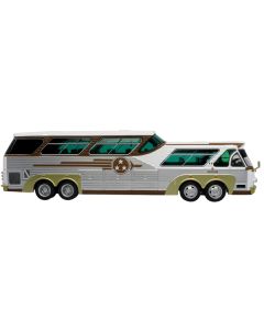 Sultana TM 44-18 SP Panoramico Coach Bus "Tres Estrellas de Oro" White and Brown with Silver Sides "The Bus & Motorcoach Collection" 1/43 Diecast Model by Iconic Replicas