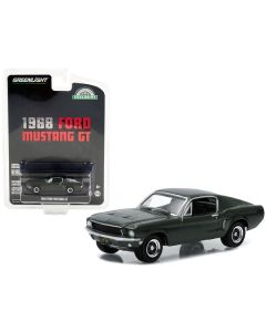 1968 Ford Mustang GT Fastback Highland Green Metallic "Hobby Exclusive" 1/64 Diecast Model Car by Greenlight 