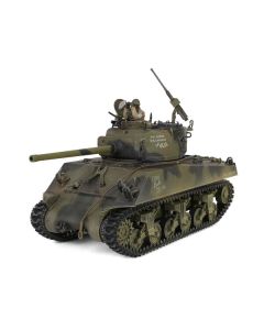 Sherman M4A3 76 Medium Tank Black Panthers 761st Tank Battalion Task Force Rhine Germany 1945 United States Army Engine Plus Series 1/32 Diecast Model Metal Proud MP-912132C