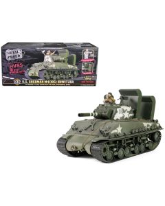 Sherman M4 (105) Howitzer Medium Tank "US Army 711th Tank Battalion Okinawa" (1945) "Engine Plus" Series 1/32 Diecast Model by Metal Proud