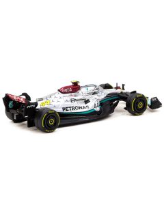 Mercedes-AMG F1 W13 E Performance #44 Lewis Hamilton Formula One F1 "Belgian GP" (2022) "Global64" Series 1/64 Diecast Model Car by Tarmac Works