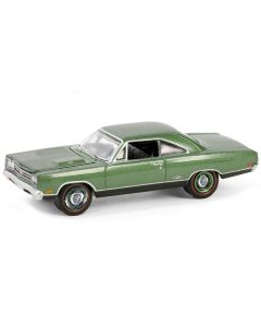 1969 Plymouth HEMI GTX F8 Ivy Green Metallic (Palm Beach 2023) Barrett Jackson "Scottsdale Edition" Series 14 1/64 Diecast Model Car by Greenlight