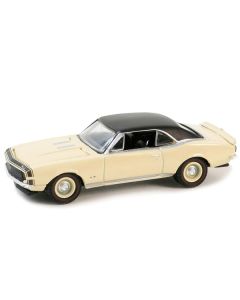 1967 Chevrolet Camaro SS/RS Cream with Black Vinyl Top "Vintage Ad Cars" Series 10 1/64 Diecast Model Car by Greenlight