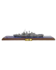 British HMS Invincible (R05) Aircraft Carrier Waterline Edition "Falklands War" (1982) British Royal Navy "Battleship" Series 1/700 Diecast Model by Metal Proud