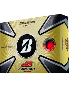 Bridgestone 2023 e12 Contact Red Golf Ball-Dozen