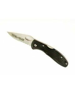 Total Gear HD-Lite Lockback Knife Black Aircraft Aluminum