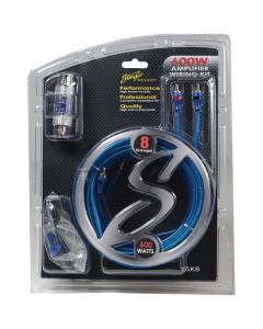 Stinger SSK8 Select Series 8-Gauge 600-Watt Amp Wiring Kit with Ultra-Flexible Copper-Clad Aluminum Cables