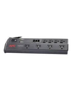 APC P8T3 Essential SurgeArrest Surge Protector, 8 Outlets, Telephone Protection, 6-Ft. Cord, P8T3