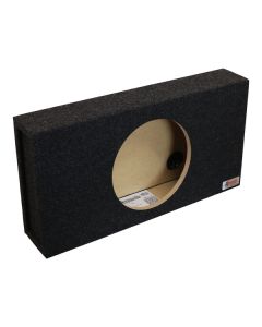 Atrend 12PST BBox Series Sealed Shallow-Mount Truck-Box Enclosure for Single 12-In. Pioneer Subwoofer, Black, 12PST