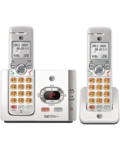 AT&T EL52215 DECT 6.0 Cordless Answering System with Caller ID/Call Waiting, White (2 Handset)