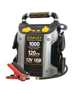 STANLEY J5C09 500-Amp 12-Volt Rechargeable Jump Starter and Air Compressor, J5C09