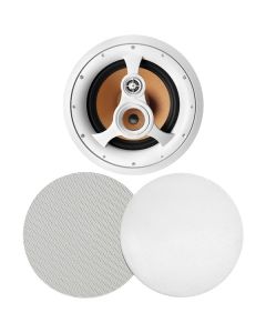 BIC America H-310C Acoustech H310C 10-In. Indoor 3-Way In-Ceiling Speaker, 250 Watts, White