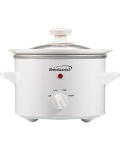 Brentwood SC-115W 1.5-Qt. 120-Watt Slow Cooker, White