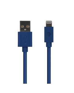 AT&T PVLC1-BLU 4-Ft. PVC Charge and Sync Lightning Cable (Blue)