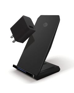 AT&T WCS10 15-Watt Wireless Charging Stand with Quick Charge 3.0 Rapid Charger