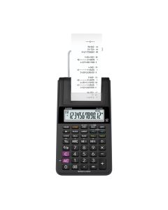 CASIO HR-10RC HR-10RC Portable Printing Calculator, 12 Digits, with Adapter, Black