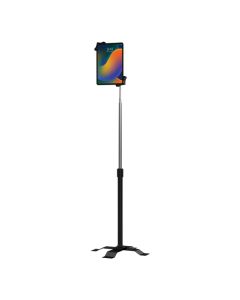 CTA Digital PAD-AFS Height-Adjustable Gooseneck Floor Stand for 7-In. to 13-In. Tablets