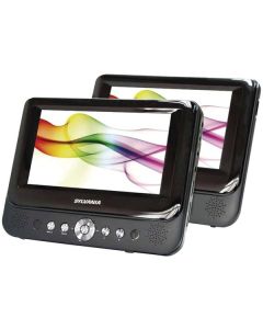 SYLVANIA SDVD9957 9" Dual-Screen Portable DVD Player