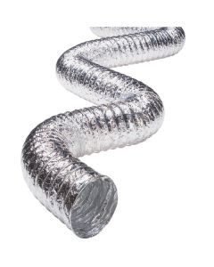 Deflecto FM0450 Aluminum Flex Duct, 50ft