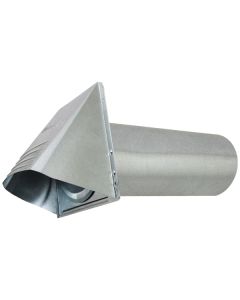 Deflecto GVH4 4" Wide-Mouth Galvanized Vent Hood