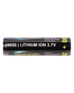 Ultralast UL1865-26-1P 2,600 mAh 18650 Retail Blister-Carded Batteries (1 Pack)