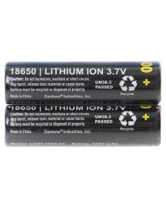 Ultralast UL1865-26-2P 2,600 mAh 18650 Retail Blister-Carded Batteries (2 Pack)