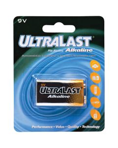 Ultralast ULA9V ULA9V 9-Volt Alkaline Battery