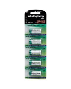 Dantona VAL-23A-5 ValuePaq Energy 23A Alkaline Cylindrical Batteries, 5 pk