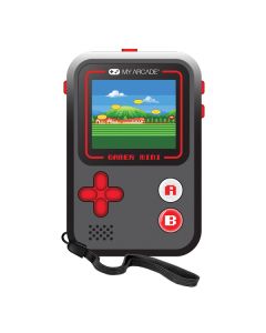 My Arcade DGUN-3925 Gamer Mini Classic 160-in-1 Handheld Game System (Black/Red)