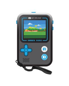 My Arcade DGUN-3926 Gamer Mini Classic 160-in-1 Handheld Game System (Black/Blue)